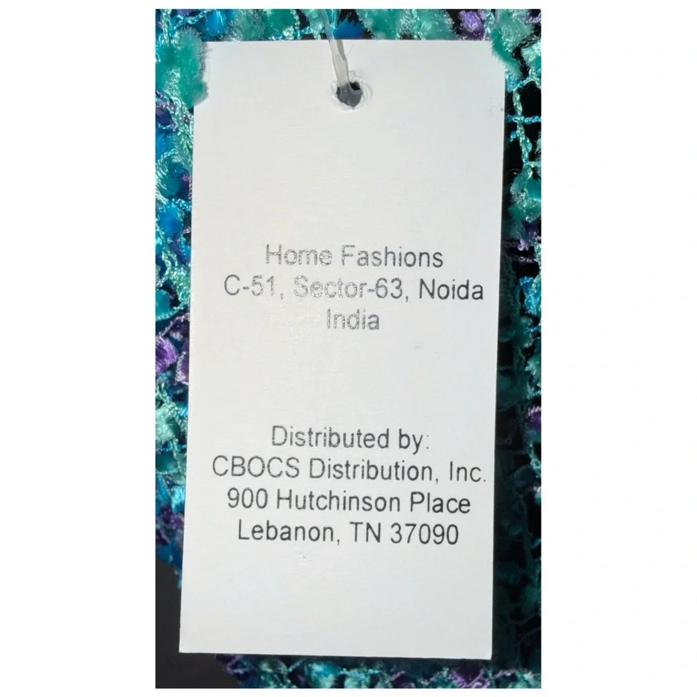 Multicolor Textured Infinity Scarf - Soft Viscose Blend -‎ Confetti Yarn Scarf